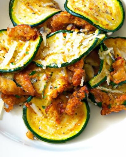 Crispy Parmesan Crusted Zucchini: A Flavorful Veggie Twist