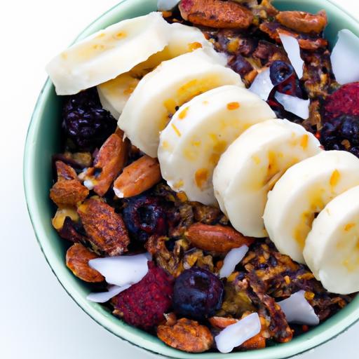 Boost Energy with a Low-Carb Acai Bowl Topped with Nuts