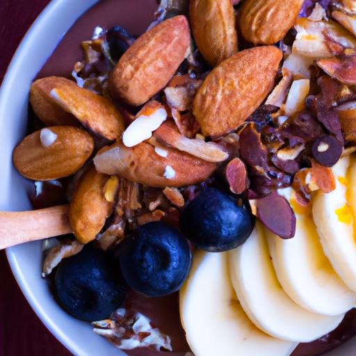 Boost ‍Energy ⁤with a Low-Carb Acai Bowl Topped with Nuts