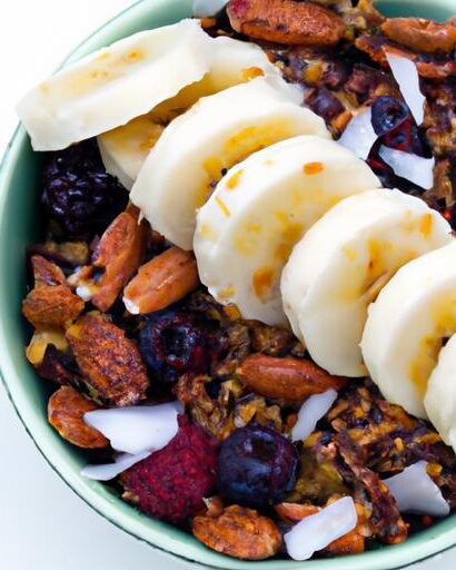 Boost Energy with a Low-Carb Acai Bowl Topped with Nuts
