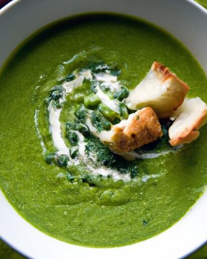 Nourishing Green Split Pea Flour Soup: A Wholesome Delight