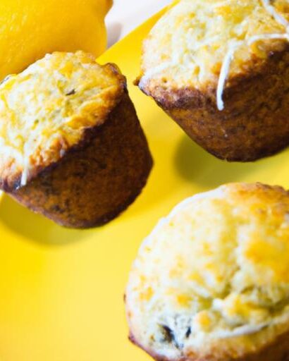 Zesty Lemon Poppy Seed Muffins: A Bright, Nutty Delight