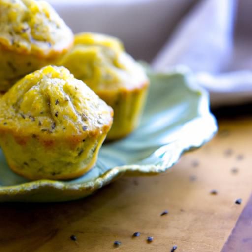 Zesty Lemon Poppy Seed Muffins: A ⁢bright, Nutty ‌Delight