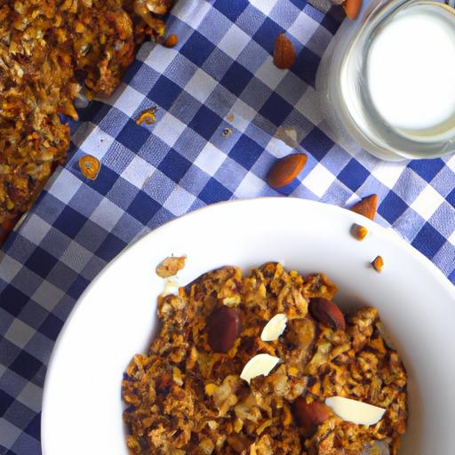Crunchy Keto Granola with Almond Milk: A ‌Low-Carb Delight