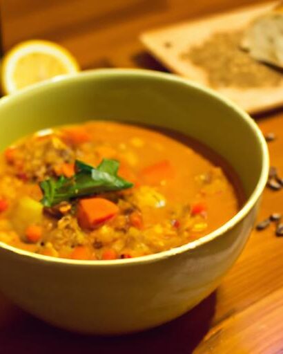 Hearty Red Lentil Coconut Curry Soup: A Flavorful Delight