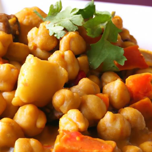 Bursting with Flavor: Vibrant Sweet Potato Chickpea Curry