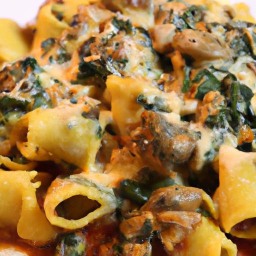 Savory Seitan & Spinach Stuffed Shells: A Flavorful Feast