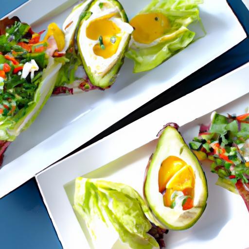 Fresh & Flavorful: Avocado Egg Salad Lettuce Wraps Delight