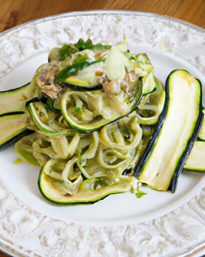 Twist Your Pasta Night: Fresh Zucchini Noodles with Pesto