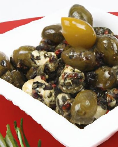 Savory Delight: The Magic of Goat Cheese Stuffed Olives