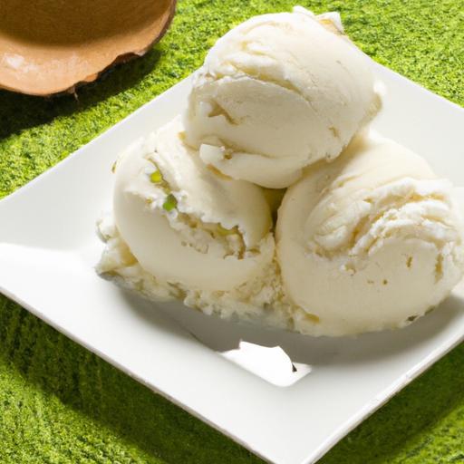 Creamy Coconut Vanilla Ice Cream: A Tropical Delight Recipe