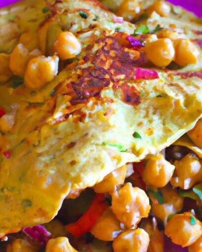 Chickpea Omelette: A Protein-Packed Vegan Breakfast Delight