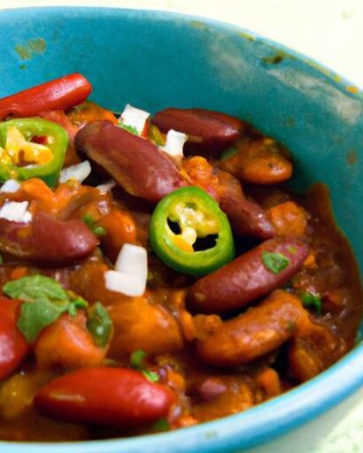 Hearty Vegan Chili with Beans: A Wholesome Plant-Powered Recipe
