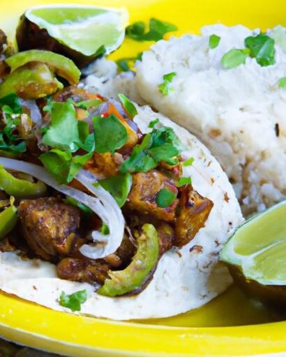Savor Vegan Tempeh Taco Meat with Flavorful Rice Bliss
