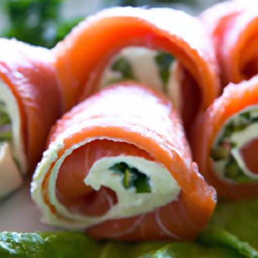 Delightful Smoked Salmon & Cream Cheese Roll-Ups Recipe