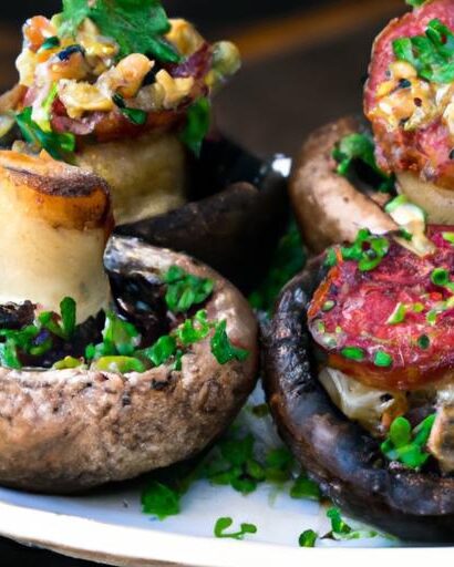 Savory Sausage-Stuffed Portobellos: A Flavorful Delight