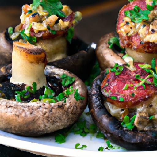 Savory Sausage-Stuffed Portobellos: A Flavorful Delight