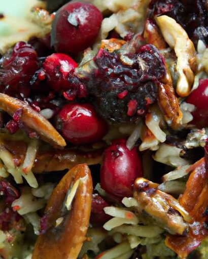 Nutty Wild Rice Bowl with Roasted Brussels & Cranberries