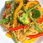 Colorful Veggie-Packed Fried Noodles: A Tasty Nutrition Boost