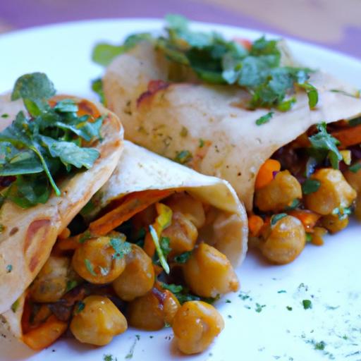 Spicy Buffalo Chickpea Wraps: A Flavor-Packed Vegan Delight