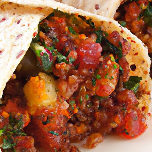 Wholesome Quinoa & Black Bean Wrap with Zesty Salsa Twist