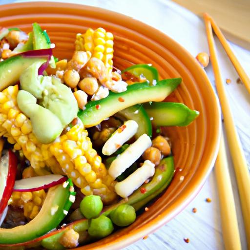 Spice Up Your Meal: Vegan Sushi Bowl with Creamy Mayo Twist
