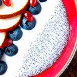 Tropical Bliss: Chia Pudding with Coconut & Berries Delight