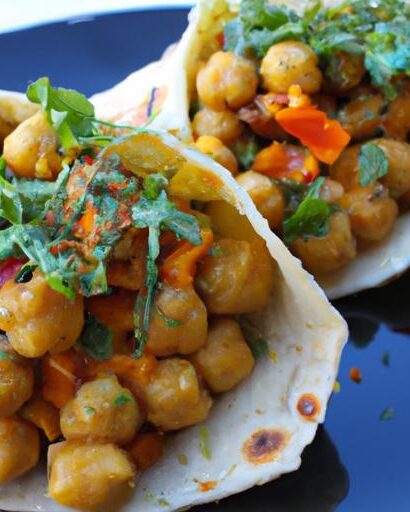 Spicy Buffalo Chickpea Wraps: A Flavor-Packed Vegan Delight