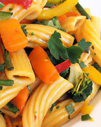 Colorful Veggie Pasta: A Wholesome Twist on Classic Comfort
