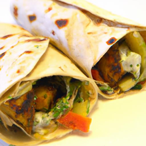 savor the Flavor: Vegan Shawarma ‌Wrap with Seitan Twist