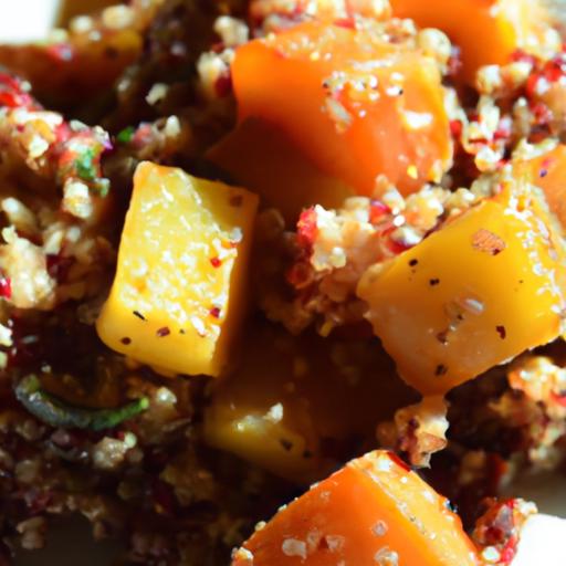 Nutritious Delight: Roasted Sweet Potato & Quinoa Salad