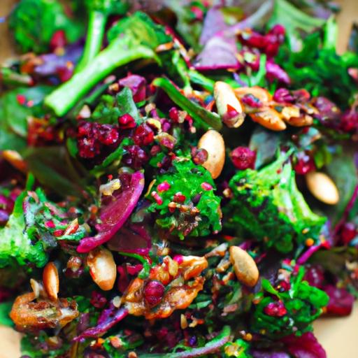 Crunchy Broccoli & Cranberry Salad with Toasted Sunflower Seeds