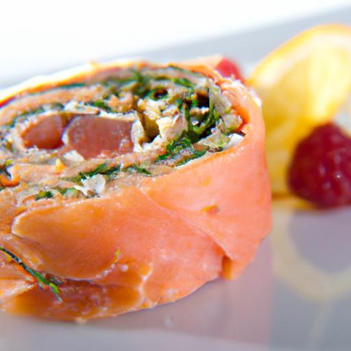 Delicious Smoked Salmon & Cream Cheese roll-ups Recipe