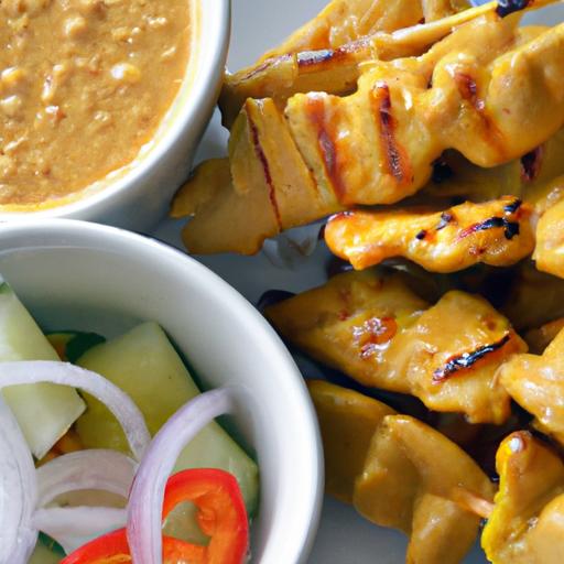 Savor Carlsbad Cravings: thai Chicken satay with Peanut Sauce