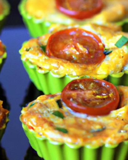 Savory Keto Egg Muffins with Sausage & Peppers Delight