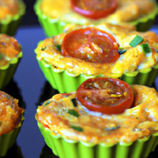 Savory Keto Egg Muffins with Sausage & Peppers Delight