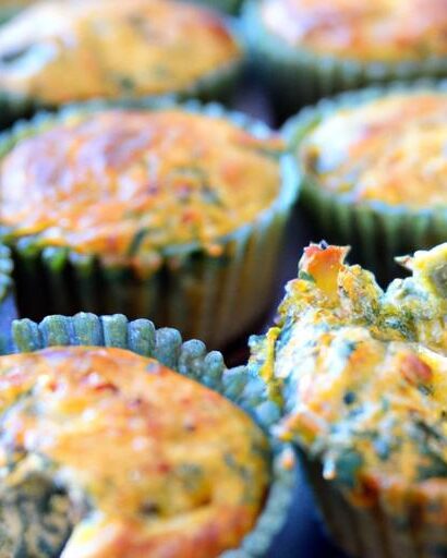 Mini Egg Muffins: Spinach & Cheese Bites of Goodness