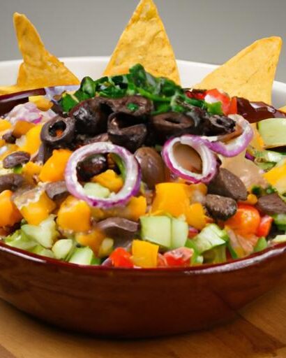 Zesty Black Bean Taco Salad: A Flavor-Packed Fiesta Bowl