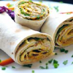 Savor the Flavor: Grilled Veggie Wrap with Creamy Tahini