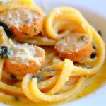 Creamy Butternut Squash Noodles with Parmesan & Sausage Delight