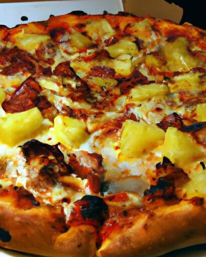 Fiery Fusion: Exploring Spicy Jalapeño & Pineapple Pizza