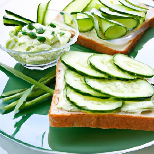 Refreshing Delight: The Perfect Cucumber Cream Cheese Sandwich