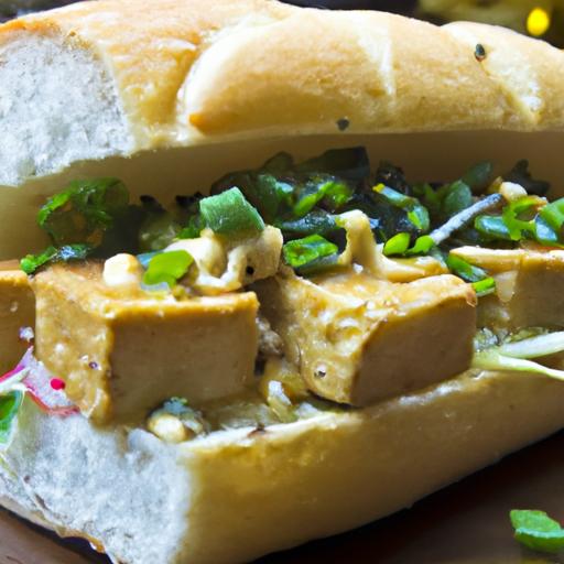 Crispy​ Tofu Banh ⁢Mi: A ⁣Flavorful Vegan Vietnamese Twist