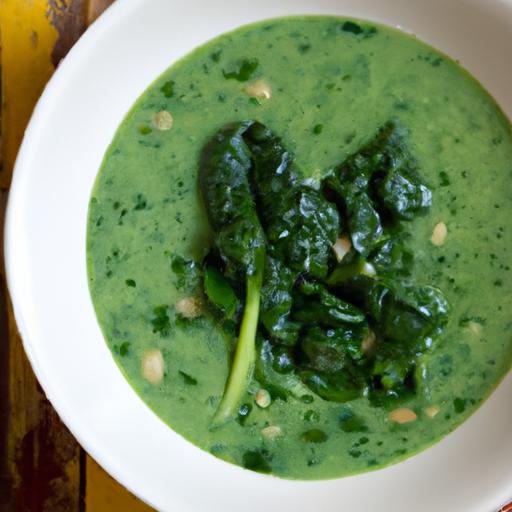 Wholesome Spinach Soup Recipe: Green Goodness in a Bowl