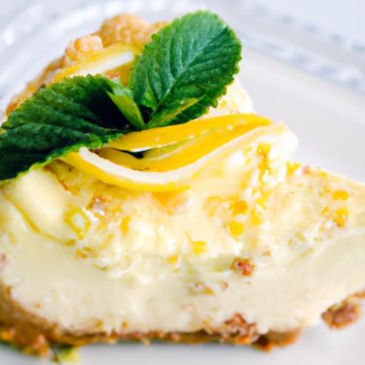 Zesty Lemon Cheesecake Delight⁣ with Creamy Ricotta Twist