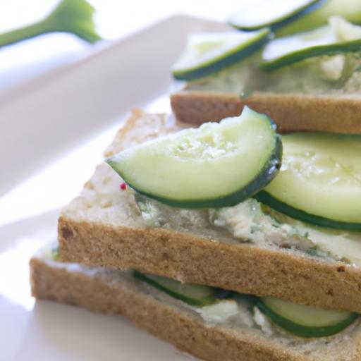 Refreshing Delight: The Perfect Cucumber Cream Cheese Sandwich