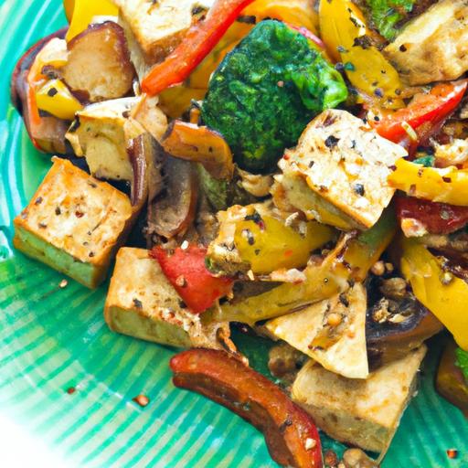 Colorful Tofu ⁢Scramble: A‍ Nutritious Veggie-Packed Boost