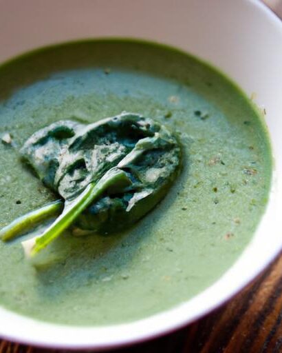 Wholesome Spinach Soup Recipe: Green Goodness in a Bowl