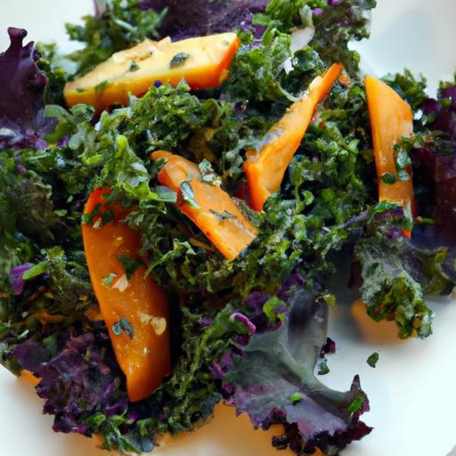 Brighten Your Plate: Sweet Potato Kale Salad with Maple Mustard