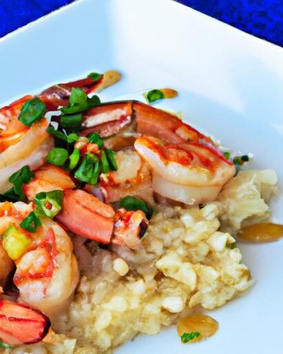 Garlic Butter Shrimp & Rice Stack: A Flavorful Delight